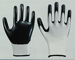 Nitrile Coated Gloves Size: S/M/L/XL/XXLColour:Black Coating