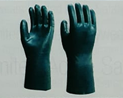 Nitrile Full Coated Gloves Quality: Light / Medium / Heavy  Size: 25 to 40 CMColour:Green Coating